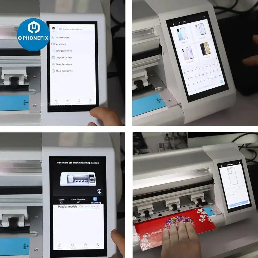 PHONEFIX FX-866 Auto Film Cutting Machine For Phone Glass Protect Film Cutter - Image 13