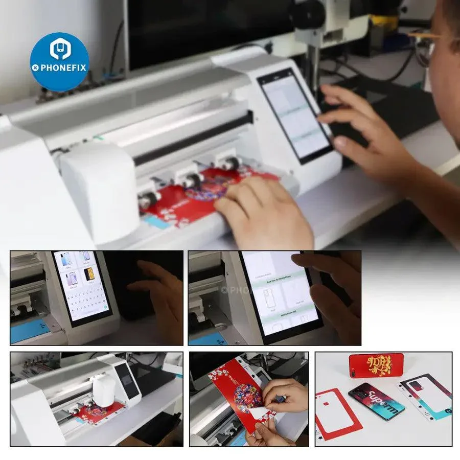 PHONEFIX FX-866 Auto Film Cutting Machine For Phone Glass Protect Film Cutter - Image 5