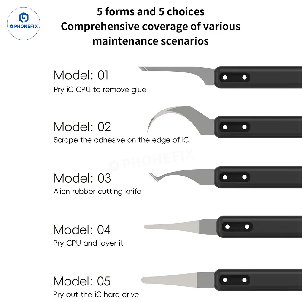 PHONEFIX Hand Polished Integrated Blade PCB IC Removal Tool - Image 2