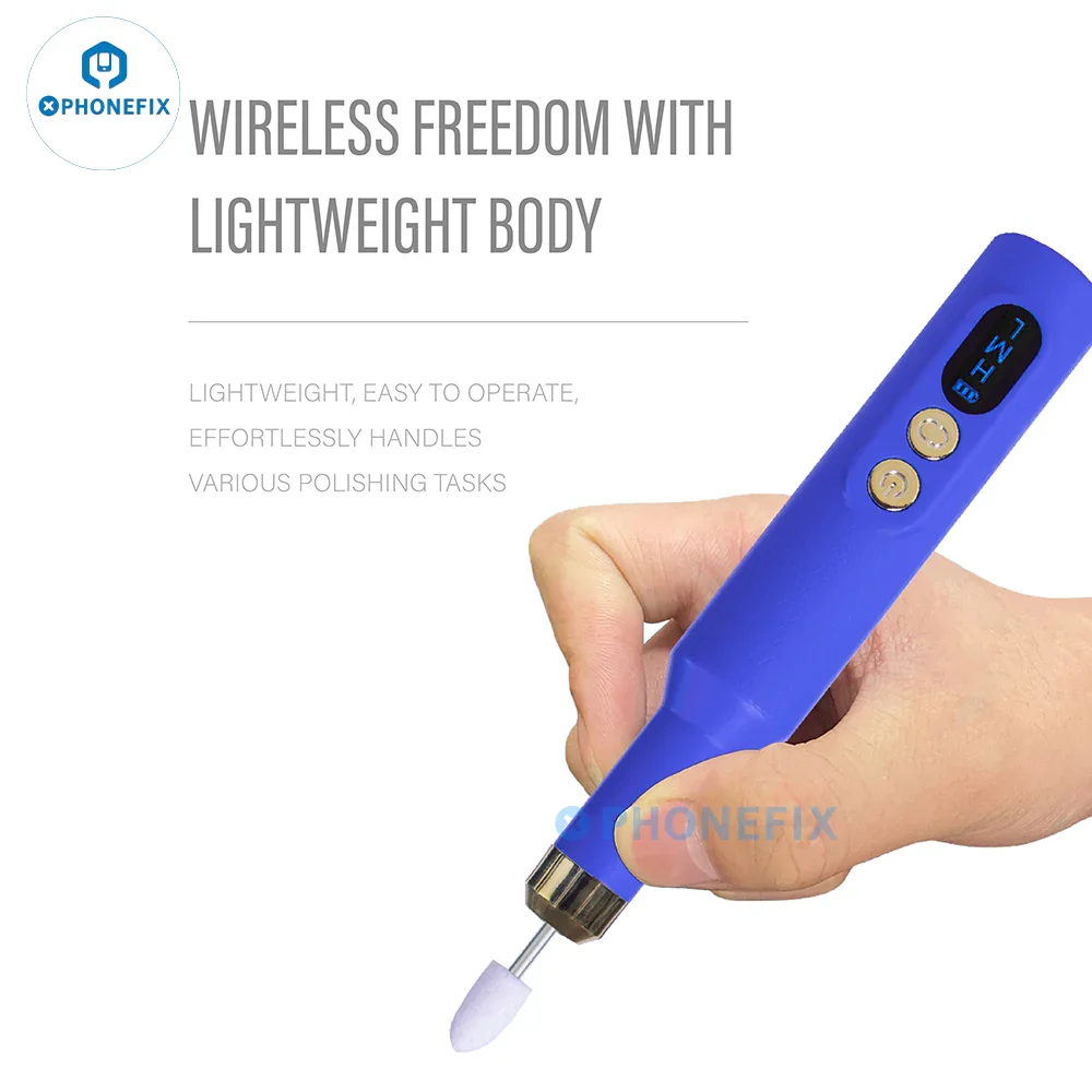 PHONEFIX HW-013 Wireless Charging Grinding Pen IC Polishing Tool - Image 2