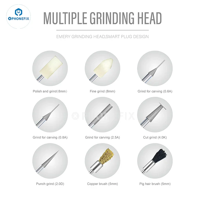 PHONEFIX HW-013 Wireless Charging Grinding Pen IC Polishing Tool - Image 4