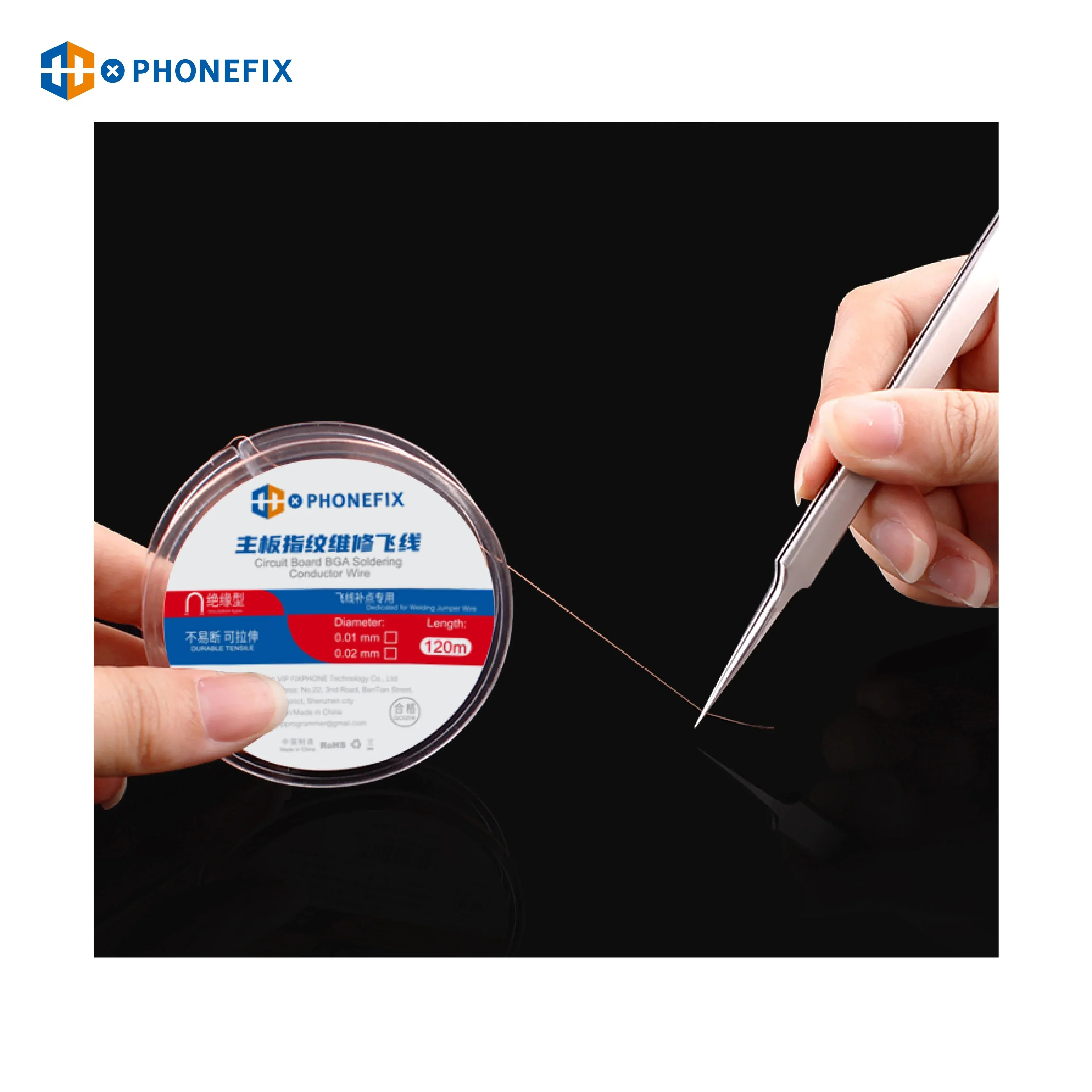 PHONEFIX Insulation Jump Wire 120m for Phone PCB Soldering Tool - Image 5