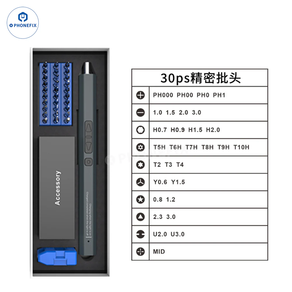 PHONEFIX Mini Electric Screwdriver Set Precision Toolkits - Image 6