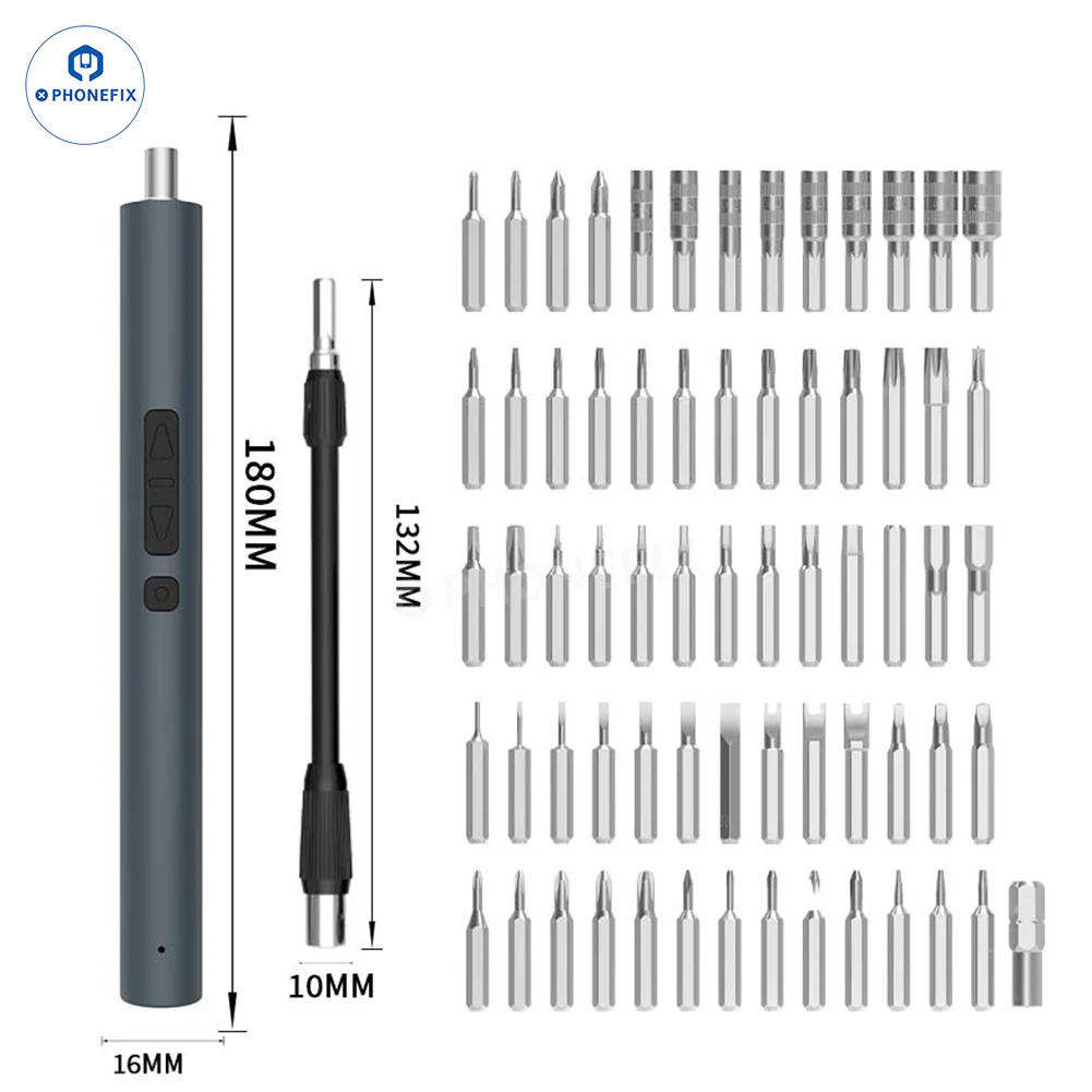 PHONEFIX multi bit Precision Power Screwdriver Electronics Toolkit - Image 3