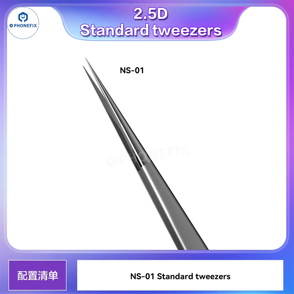 PHONEFIX Super Hard Alloy 3D Tweezers Mobile IC Tiny Parts Gripper - Image 17