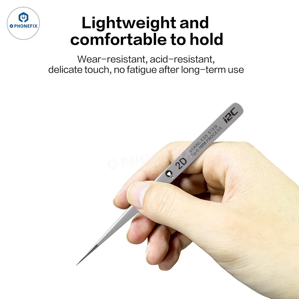 PHONEFIX Super Hard Alloy 3D Tweezers Mobile IC Tiny Parts Gripper - Image 9