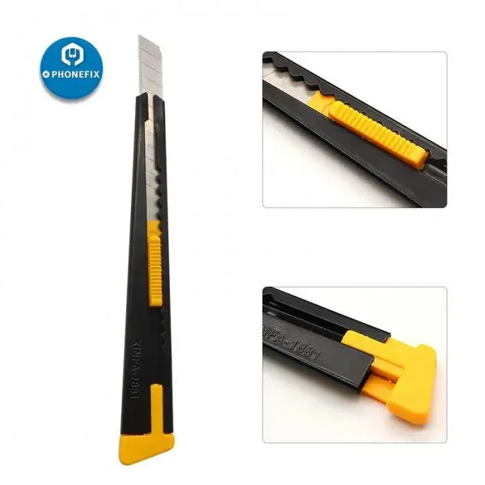 Pocket Utility Knife Retractable Blade Cutter Sharp Cutting Tool - Image 2