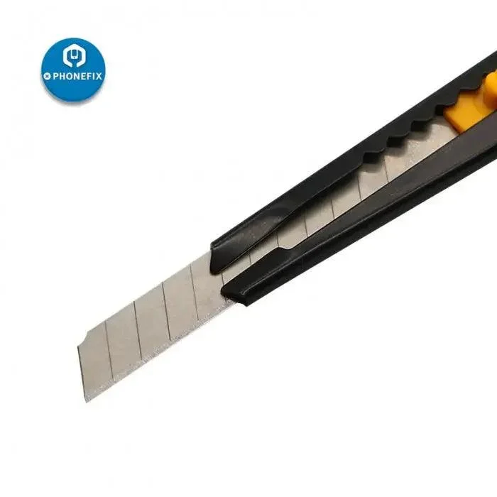 Pocket Utility Knife Retractable Blade Cutter Sharp Cutting Tool - Image 3