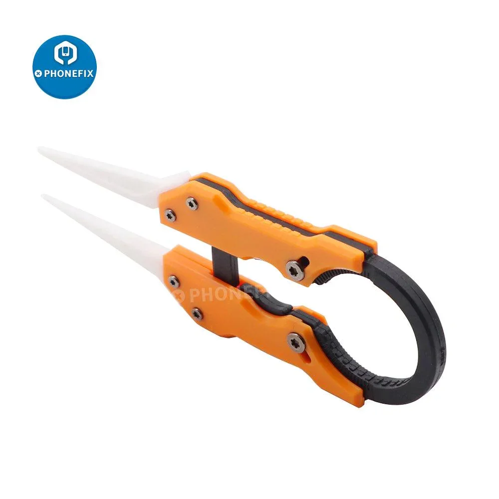 Pointed Tip Industrial Ceramic Tweezers Heat-Resistant Forceps Tool - Image 10