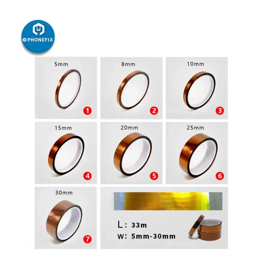 Polyimide Heat Resistant Adhesive Tape Phone BGA Soldering Sticker - Image 8