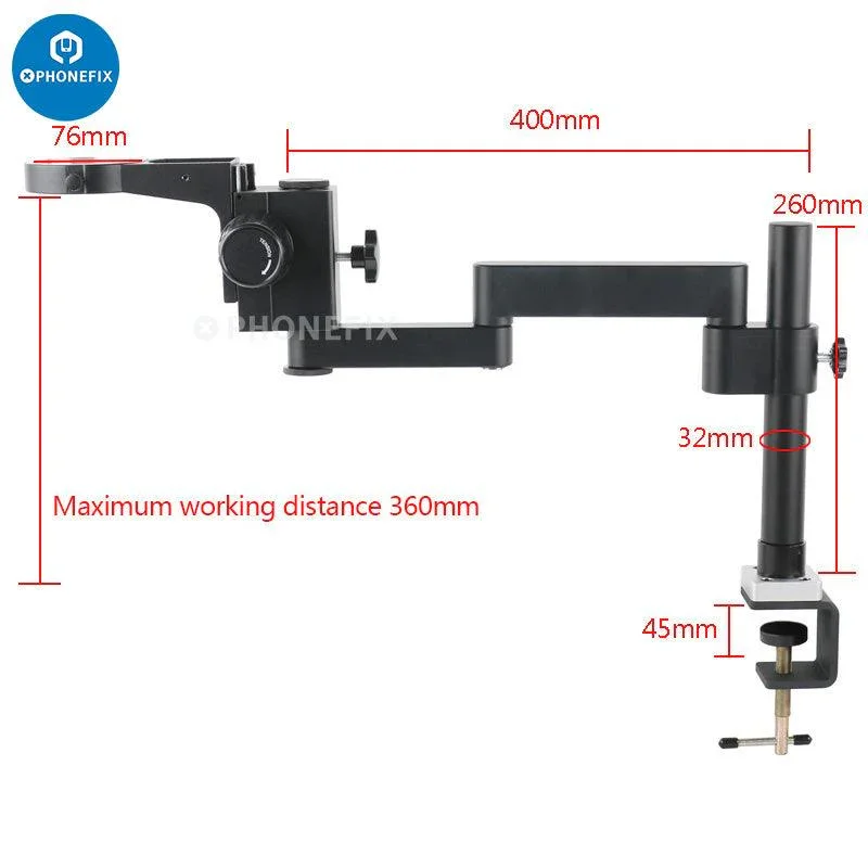 Portable Articulating Arm Stand Focusing Rack For Microscope - Image 3