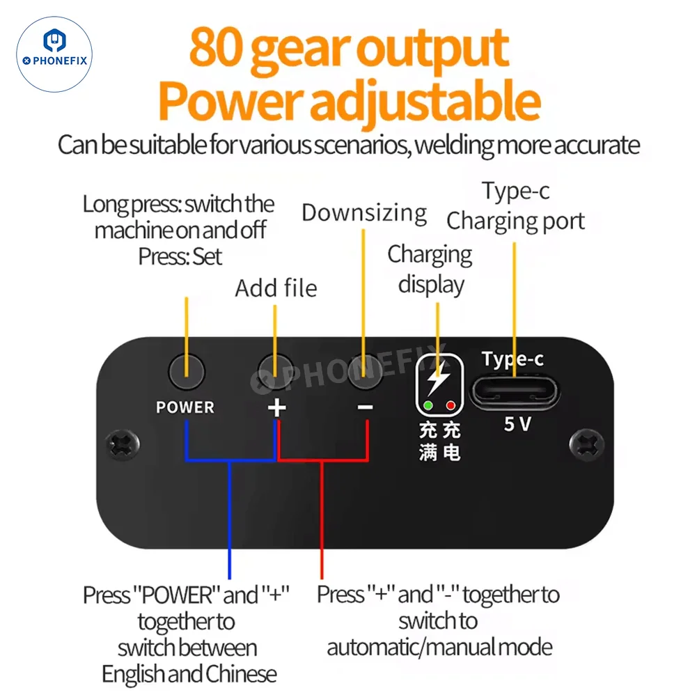 Portable Handheld Spot Welder Digital Battery Spot Welding Machine - Image 12