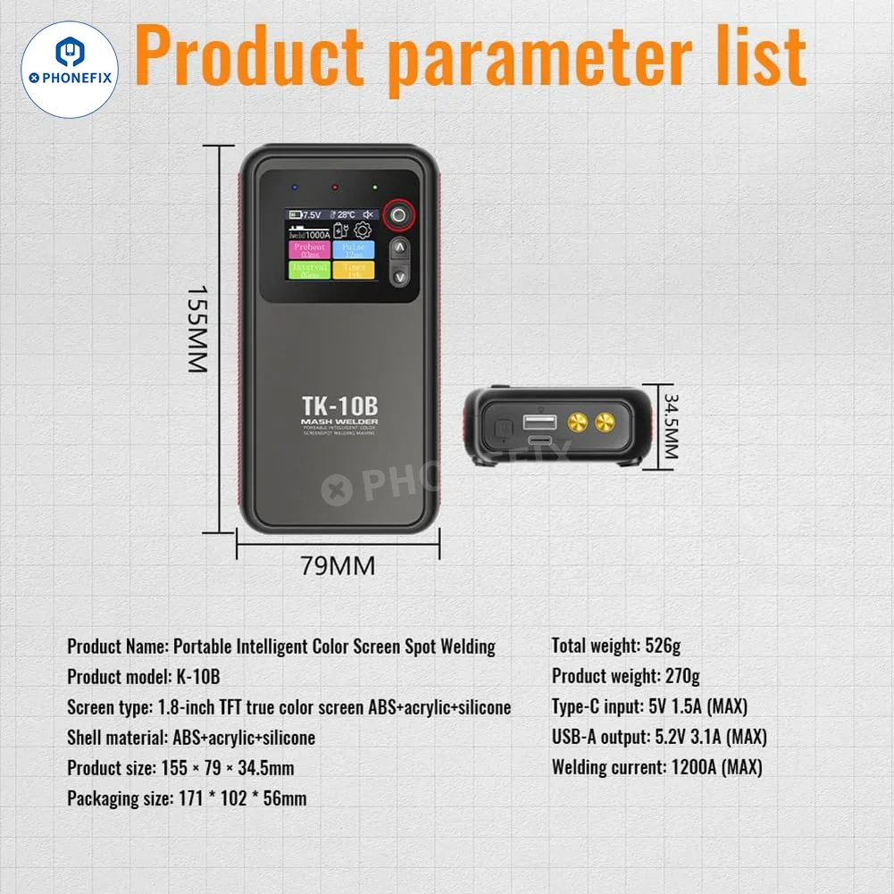 Portable Handheld Spot Welder Digital Battery Spot Welding Machine - Image 8