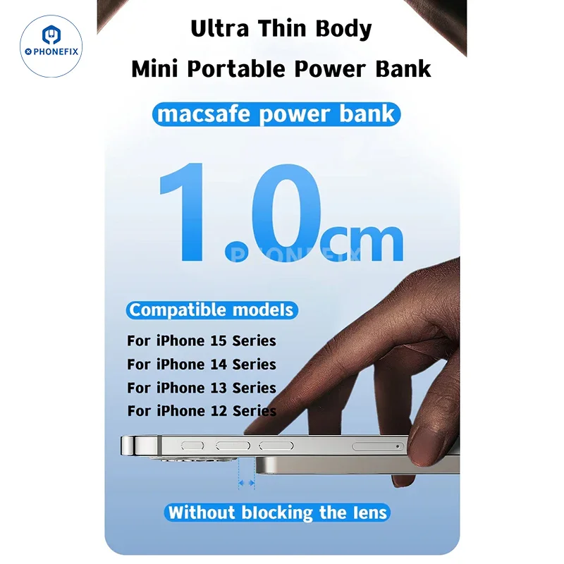 Portable Magsafe Magnetic Wireless Fast Charging For iPhone 12-15PM - Image 10