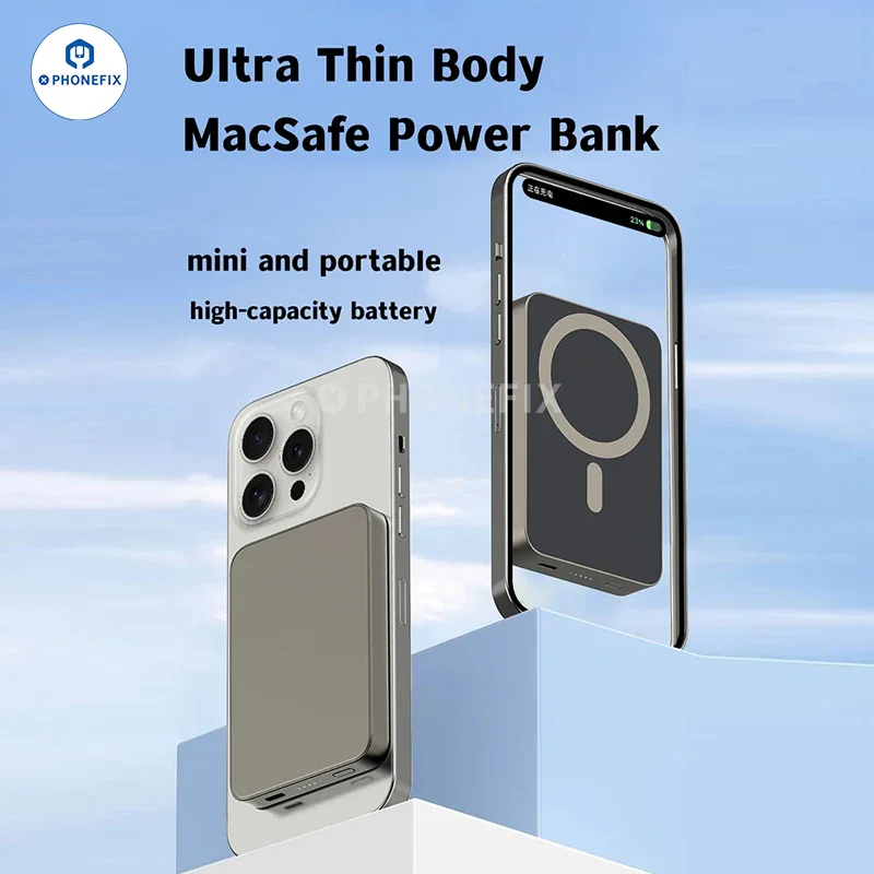 Portable Magsafe Magnetic Wireless Fast Charging For iPhone 12-15PM - Image 2
