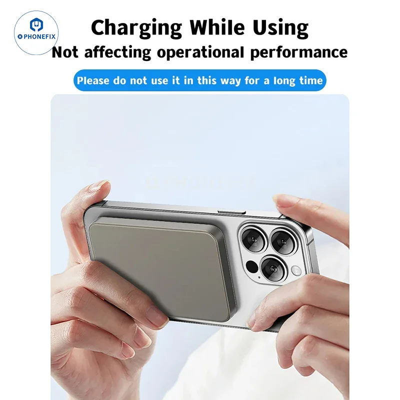 Portable Magsafe Magnetic Wireless Fast Charging For iPhone 12-15PM - Image 4