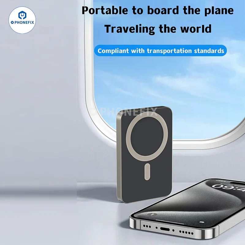 Portable Magsafe Magnetic Wireless Fast Charging For iPhone 12-15PM - Image 7