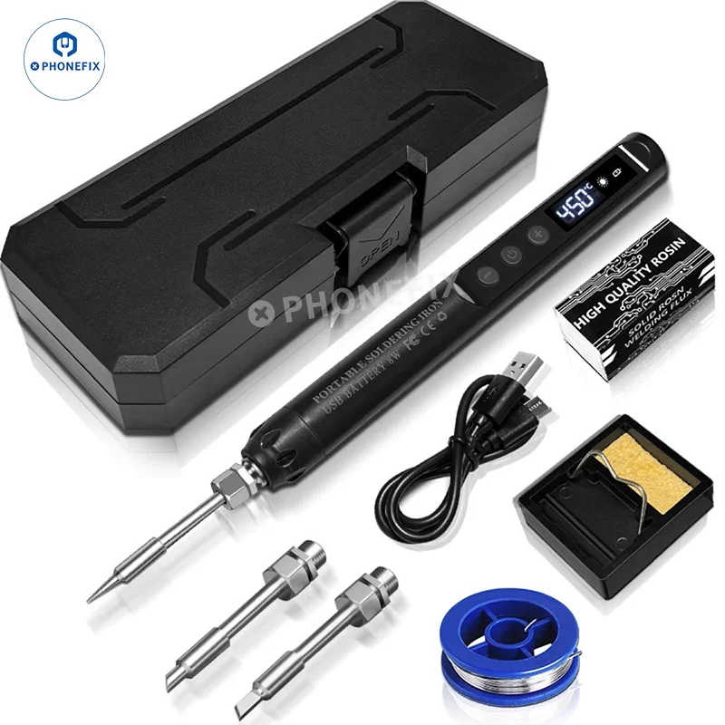 Portable Soldering Iron Smart Temperature Control for Phone Repair - Image 2