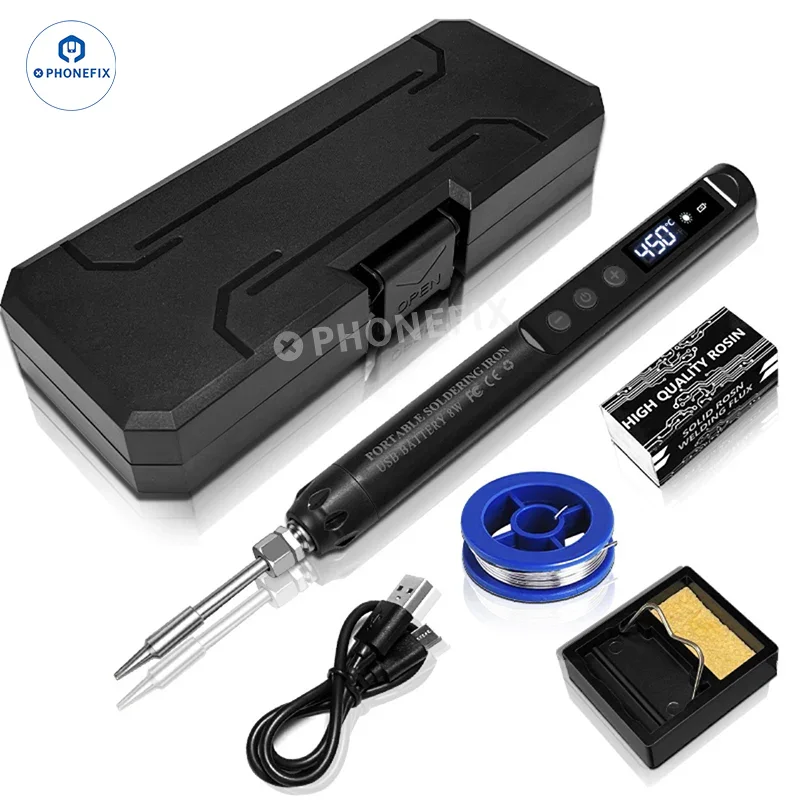 Portable Soldering Iron Smart Temperature Control for Phone Repair - Image 5