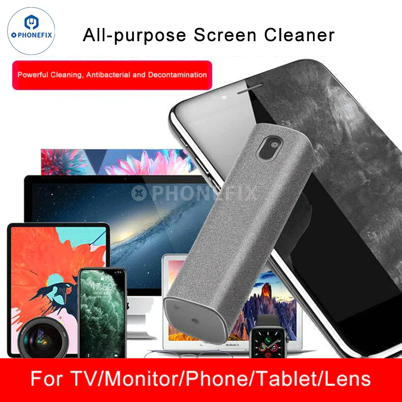 Portable Spray and wipe Integrated Phone Screen Cleaner Spray - Image 3