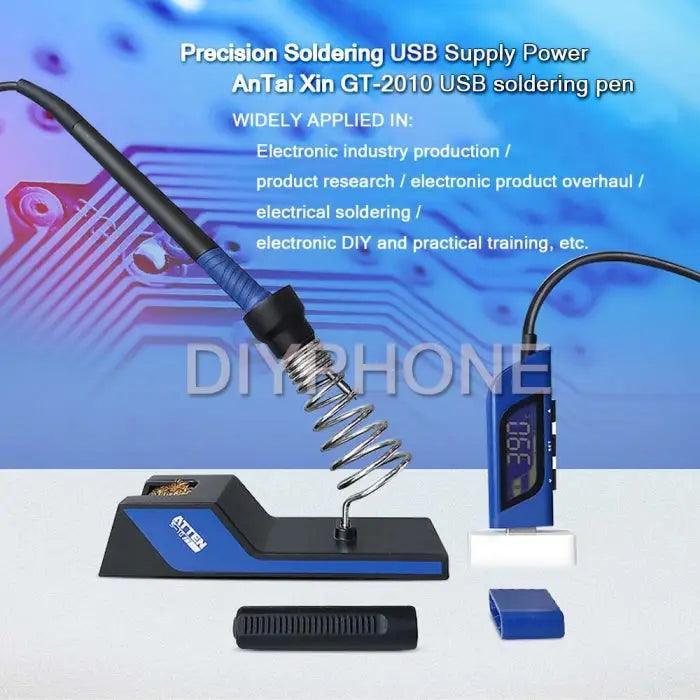 Portable USB Soldering Iron Atten GT-2010 5V 2A Precision Tools - Image 4
