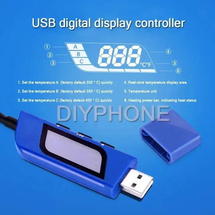Portable USB Soldering Iron Atten GT-2010 5V 2A Precision Tools - Image 5