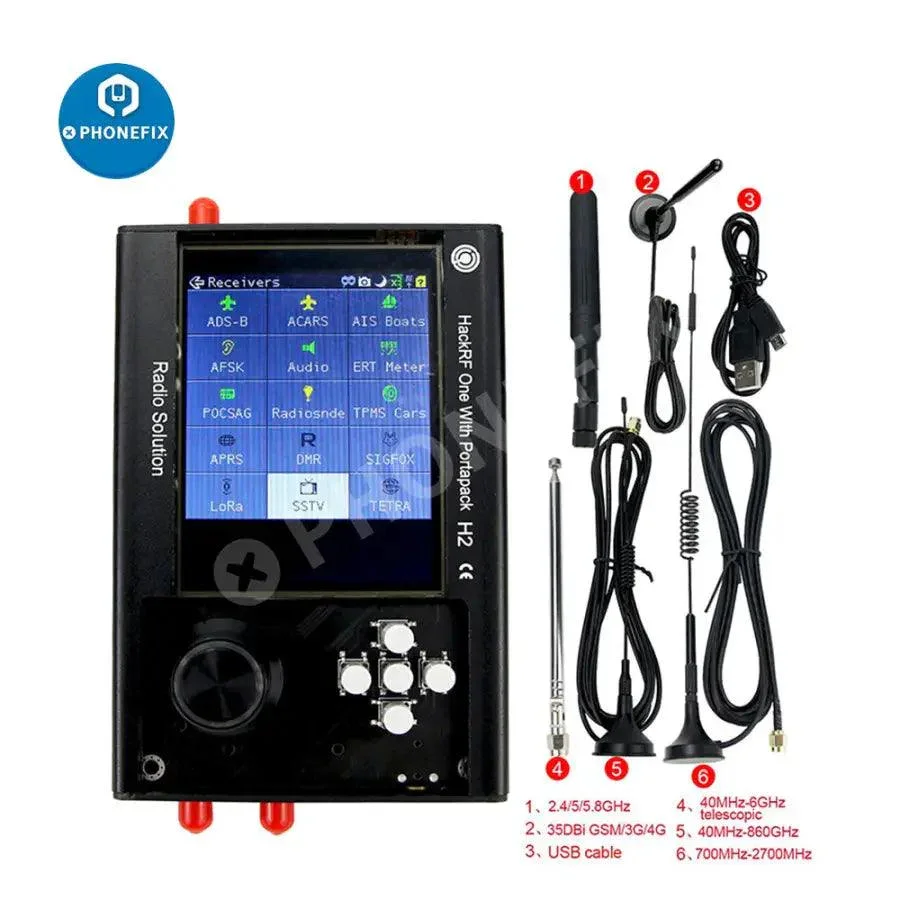 PortaPack H2 HackRF One SDR Radio Platform 1MHz-6GHz Firmware - Image 2