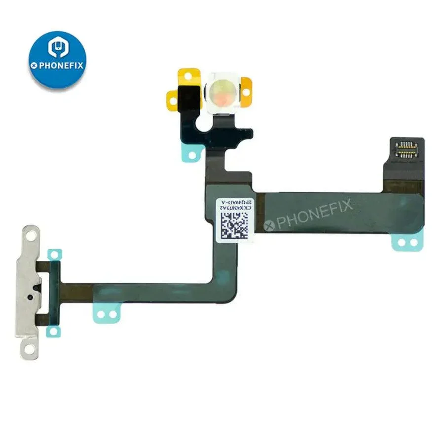 Power Button Flex Cable With Bracket Replacement For iPhone - Image 2