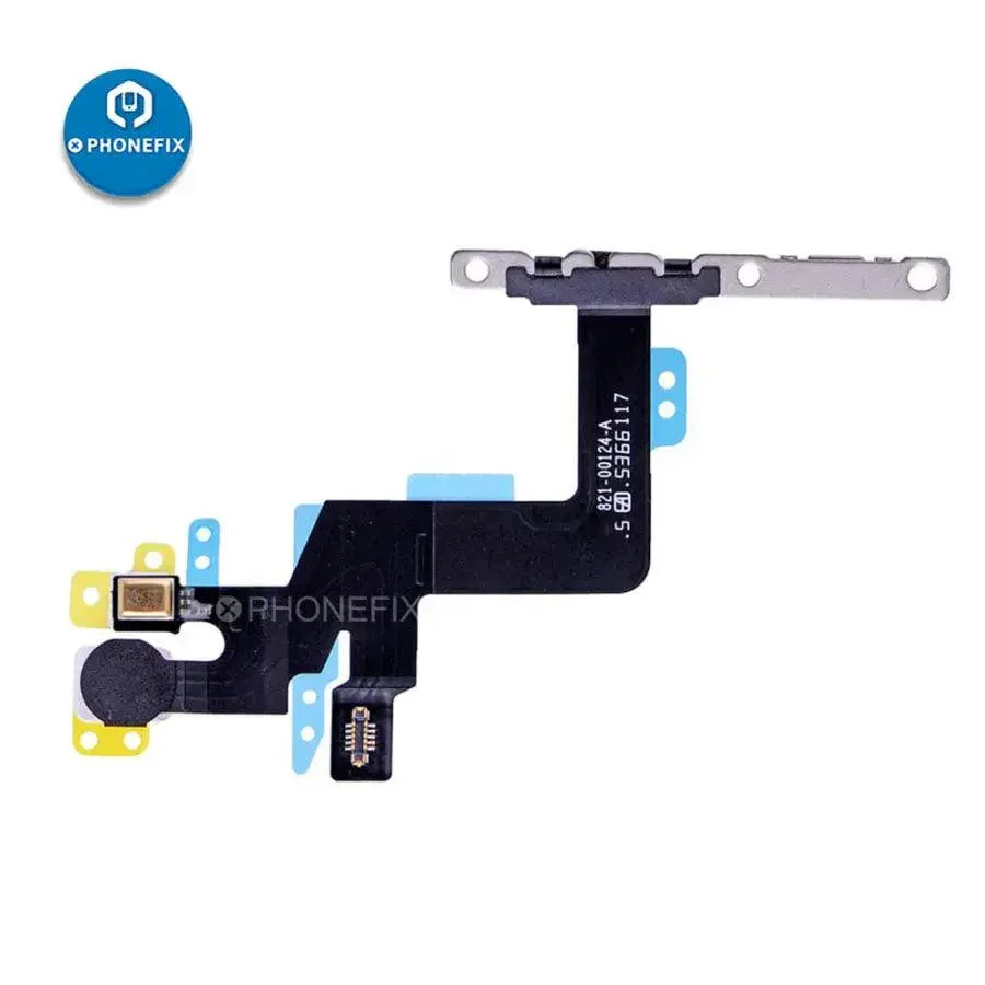 Power Button Flex Cable With Bracket Replacement For iPhone - Image 4