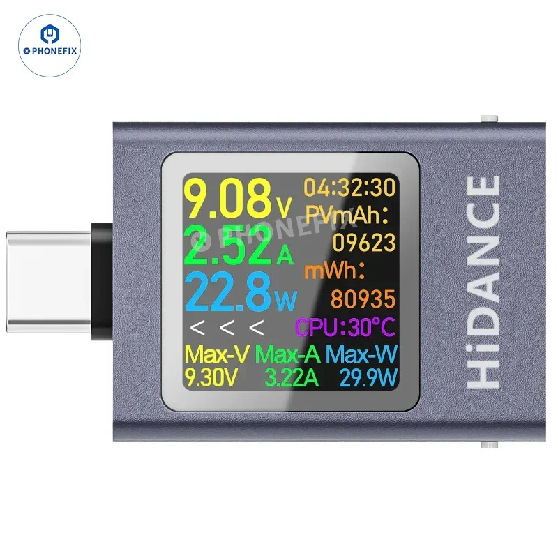 Power-Z AK001 / C240 USB-C Tester Type-C PD Charging Power Meter - Image 10