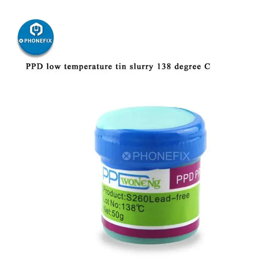 PPD Lead-free Solder Paste 138 183 Degrees For A8 A9 A10 A11 CPU - Image 4