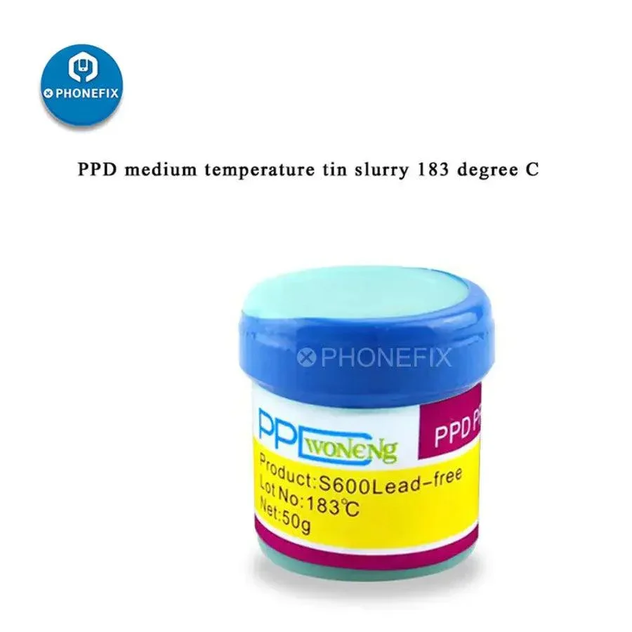 PPD Lead-free Solder Paste 138 183 Degrees For A8 A9 A10 A11 CPU - Image 5