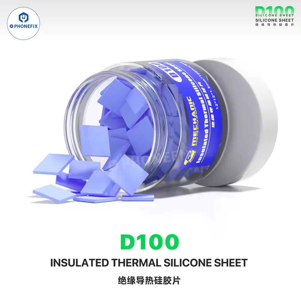 Pre-Cut Thermal Silicone Pads 12x12x1.5mm 100Pcs/Box For Soldering - Image 6