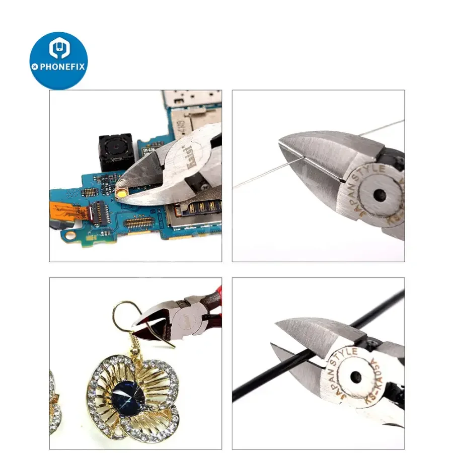 Precision Diagonal Cutters for Phone Repair | Top Cutter Pliers - Image 7