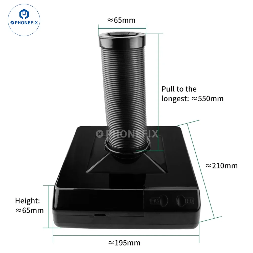 Premium Solder Fume Extractor | Compact Desktop Smoke Absorber - Image 6