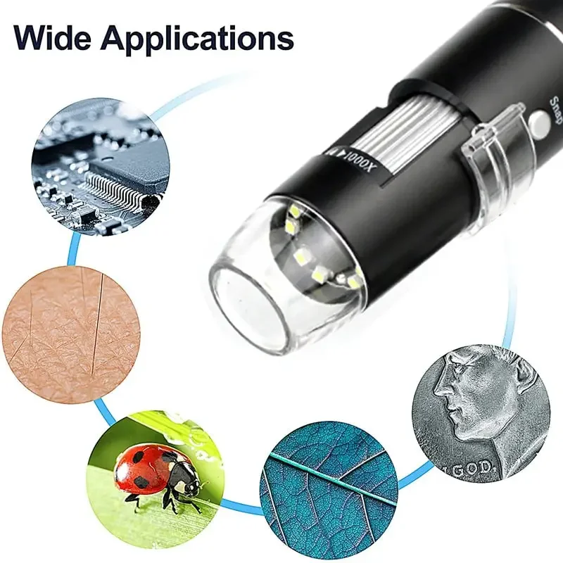 Professional 1000X 1600X USB Digital Microscope Endoscope Magnifier - Image 8