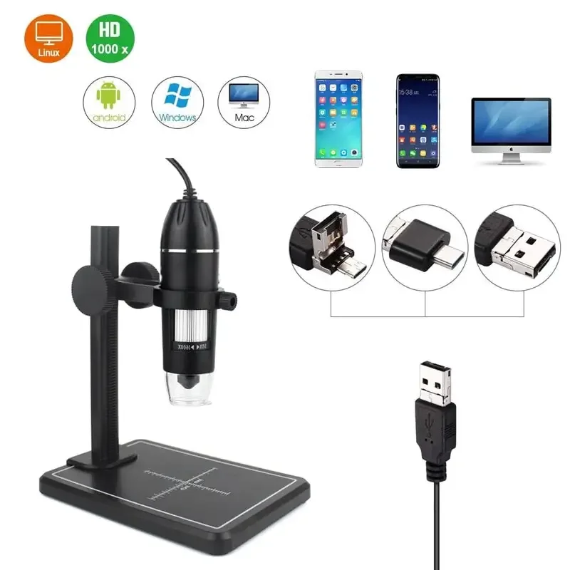 Professional 1000X 1600X USB Digital Microscope Endoscope Magnifier - Image 9