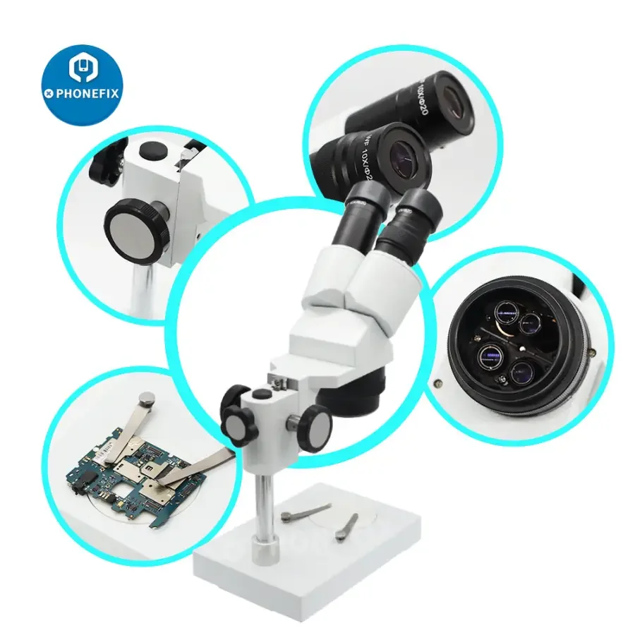 Professional 20X 40X Binocular Stereo Microscope with LED Light - Image 6