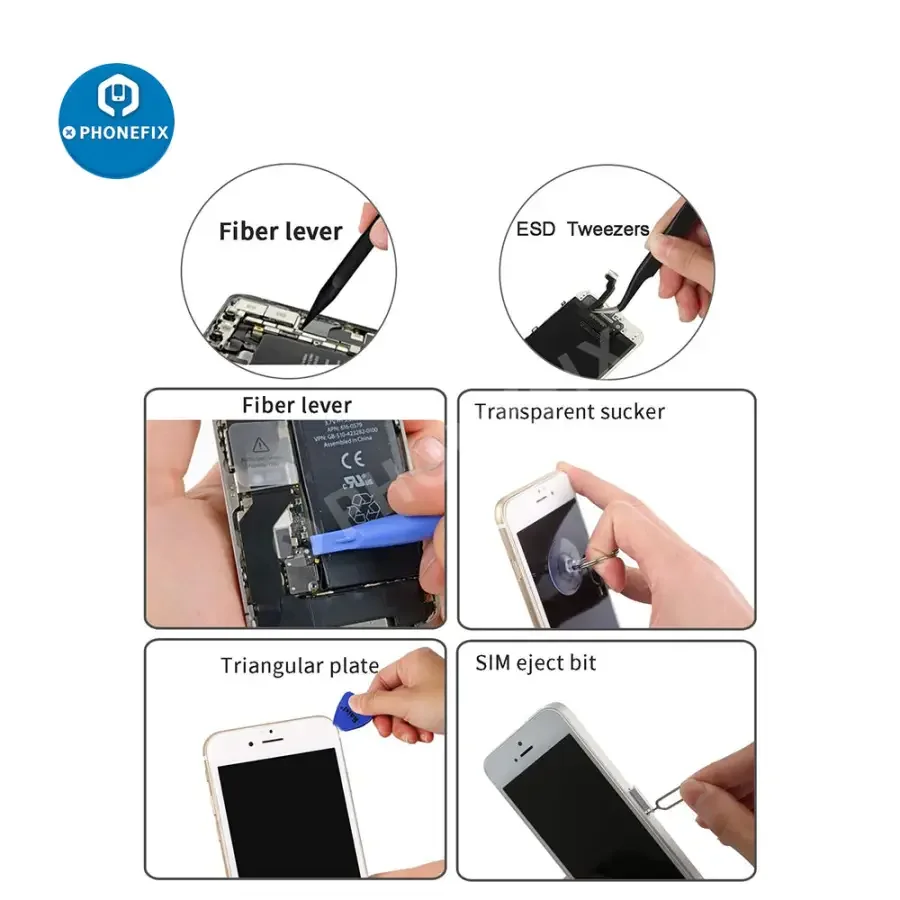 Professional Screwdrivers Kit With Opening Pry Tools For Phone Tablet Repair - Image 9
