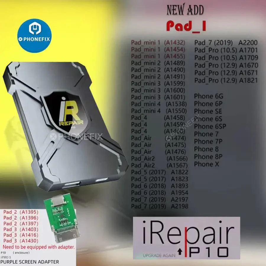 Purple Screen Adapter iPad 2 3 For iRepair P10 Magico Diag Tool - Image 4