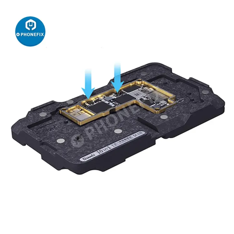 QIANLI 10 In 1 Middle Frame Reballing Platform For iPhone X-12 PM Repair - Image 3