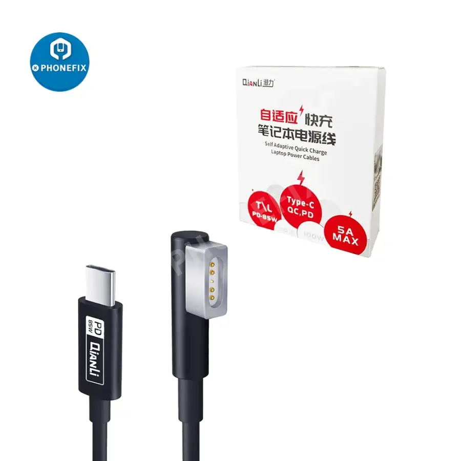 Qianli 1M Adaptive Fast Charging Cable TYPE-C to L SHAPE Connector