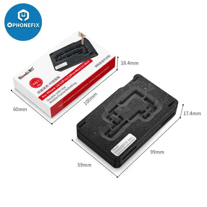 Qianli 4 in 1 Middle Layer Tin Planting Platform For iPhone 13 Pro Max Mini - Image 11