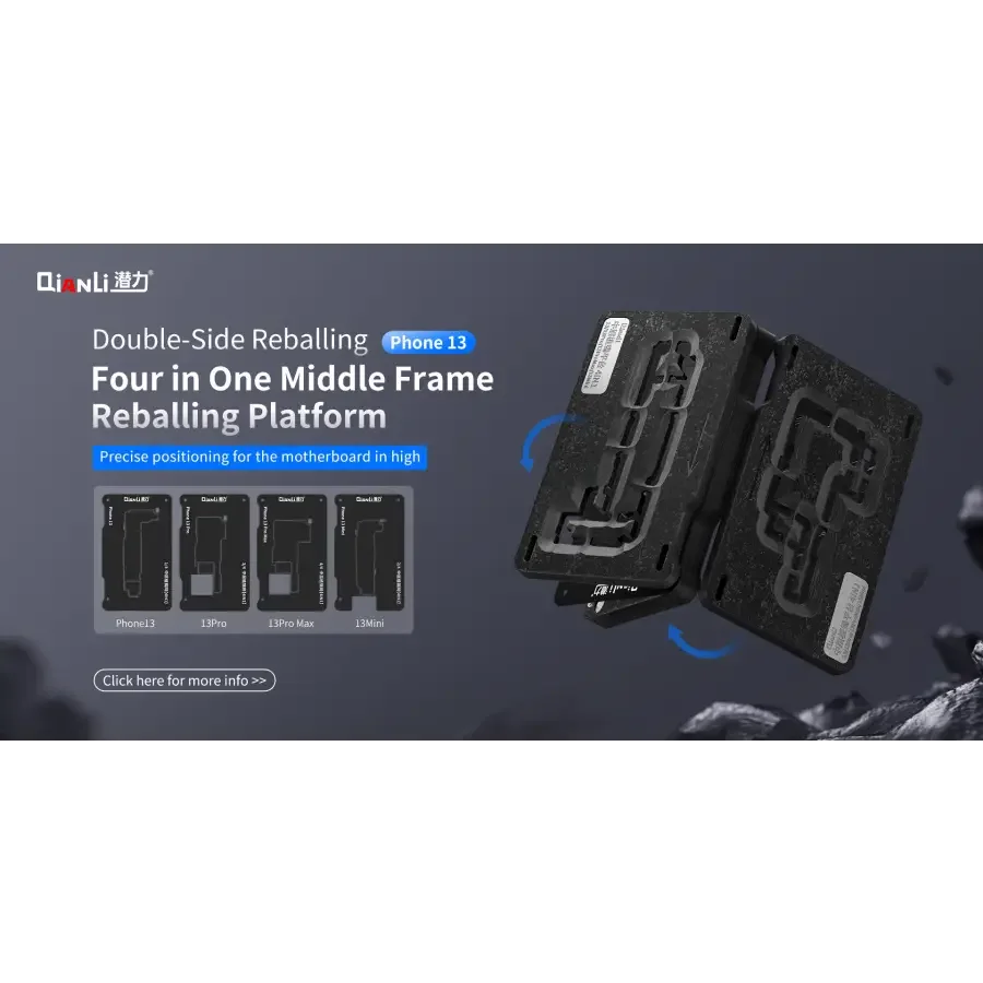 Qianli 4 in 1 Middle Layer Tin Planting Platform For iPhone 13 Pro Max Mini - Image 12