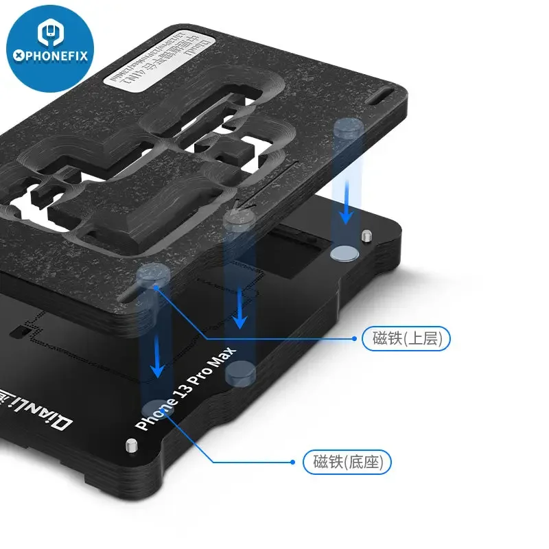 Qianli 4 in 1 Middle Layer Tin Planting Platform For iPhone 13 Pro Max Mini - Image 13