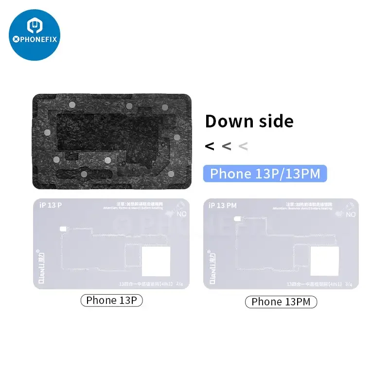 Qianli 4 in 1 Middle Layer Tin Planting Platform For iPhone 13 Pro Max Mini - Image 8