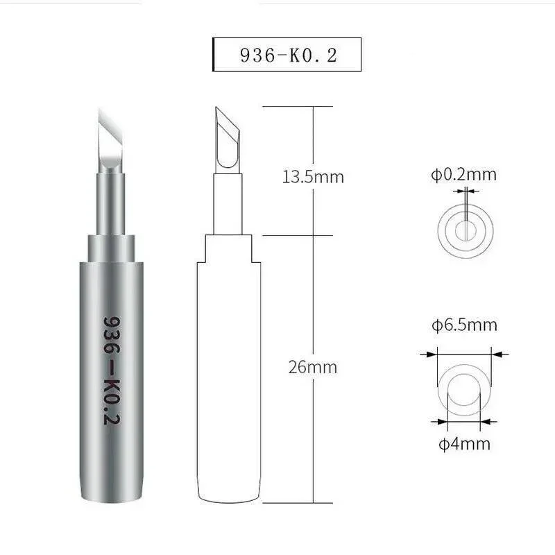 Qianli 936 Universal Soldering Iron Tips Lead Free Solder Tips - Image 8