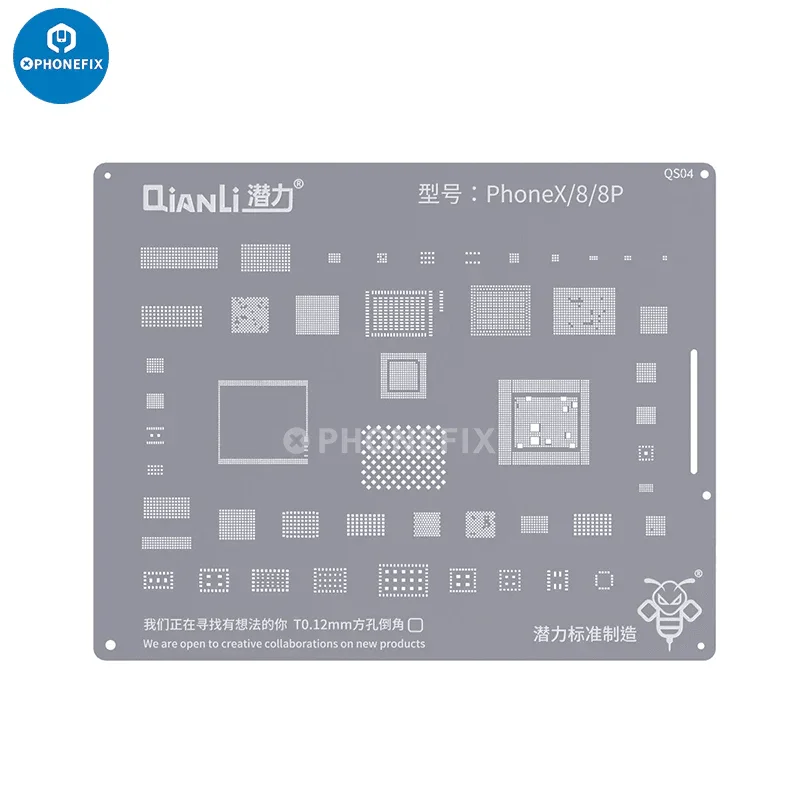 QianLi Bumblebee BGA Reballing Stencils For iPhone 6-15 Pro Max - Image 11