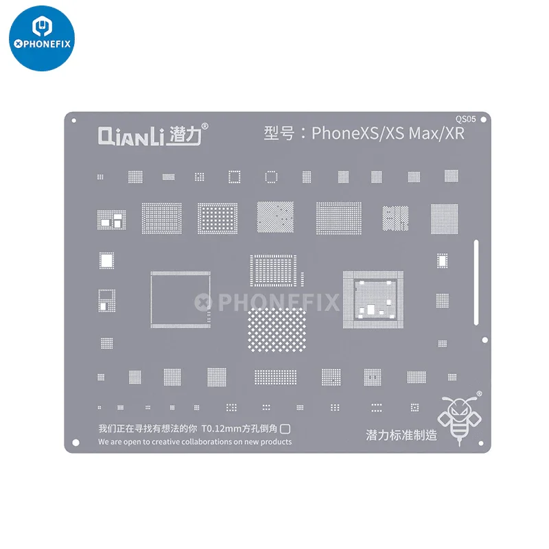QianLi Bumblebee BGA Reballing Stencils For iPhone 6-15 Pro Max - Image 15