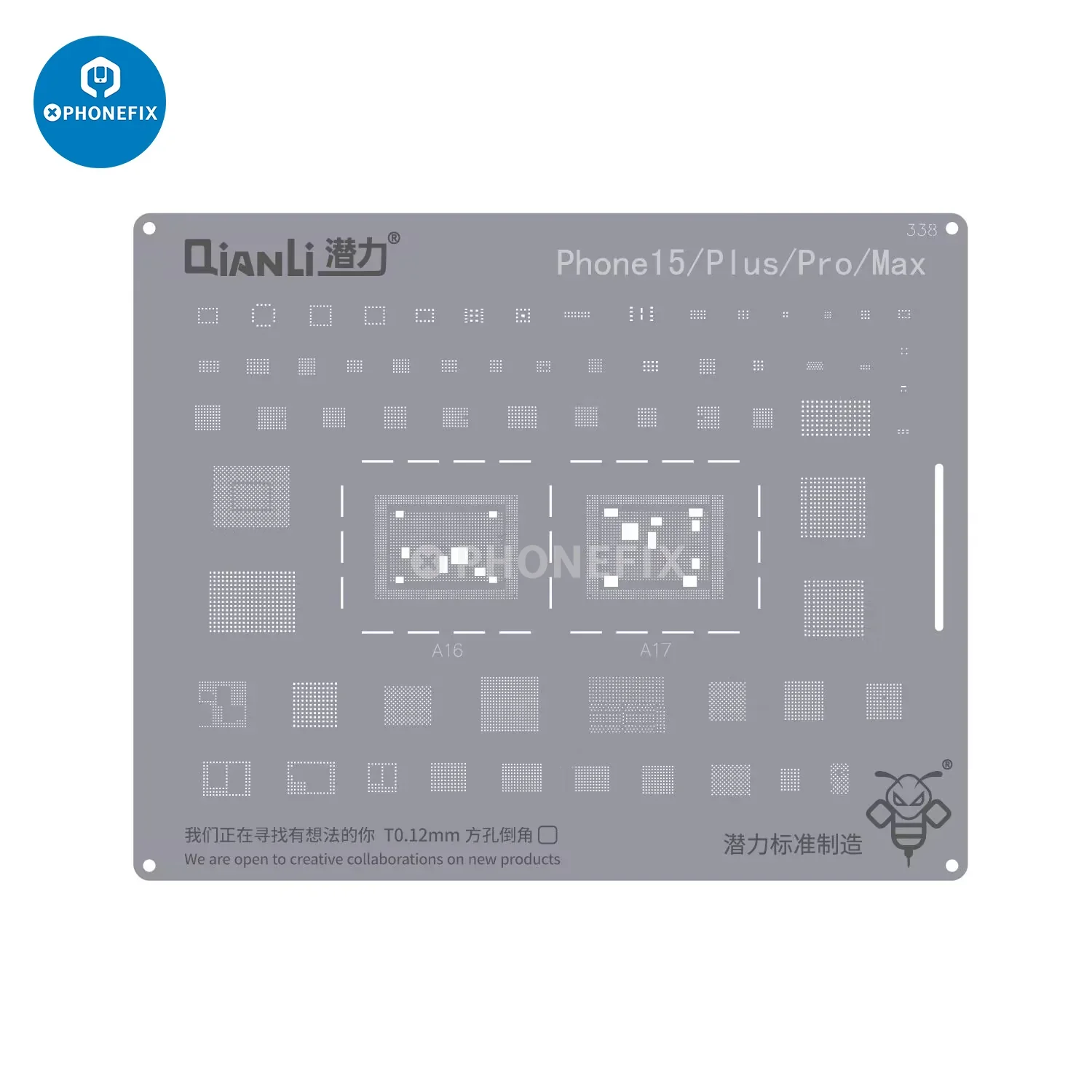 QianLi Bumblebee BGA Reballing Stencils For iPhone 6-15 Pro Max - Image 2